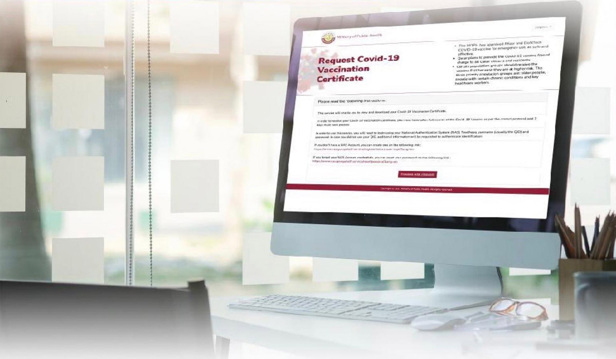 Covid-19 vaccination certificate